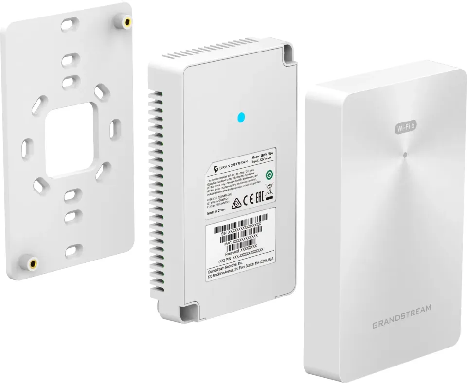 Grandstream GWN7661E přístupový bod Wi-Fi 6 AX3000, 3Gb/s, MU-MIMO, POE+, 256 klientů