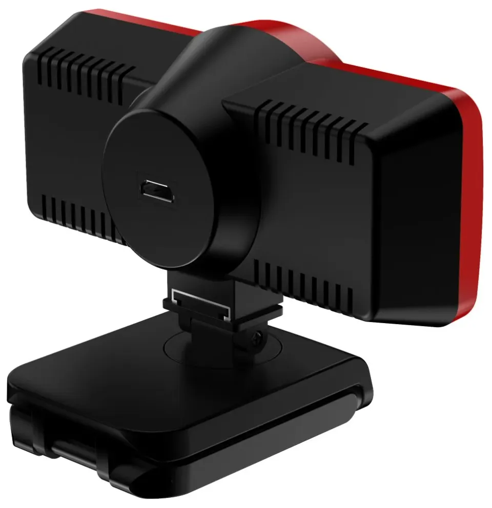 GENIUS VideoCam ECam 8000 červená Full HD 1080P, mikrofon, USB 2.0