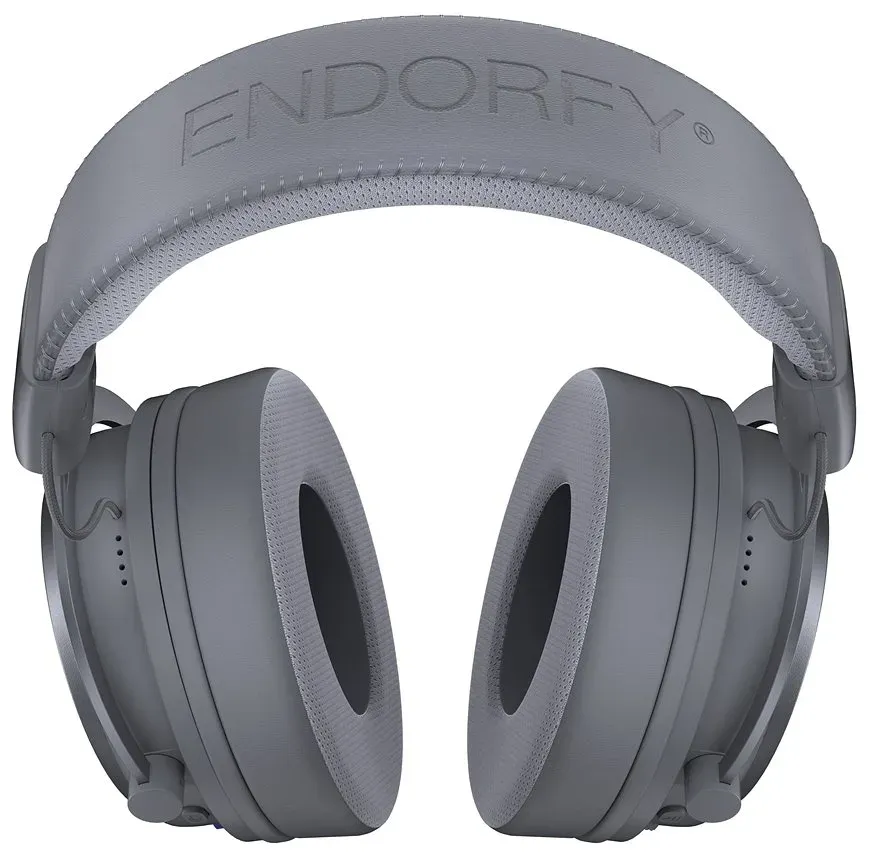Endorfy headset VIRO Wireless Alt Grey bezdrátový / dlouhá výdrž / 2,4GHz / BT / zvuk 7.1 / šedý