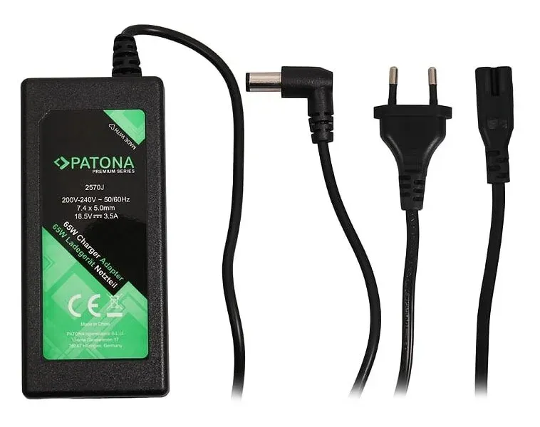 PATONA napájecí adaptér k ntb/ 18,5V/3,5A 65W/ konektor 7,4x5mm+pin/ HP PREMIUM