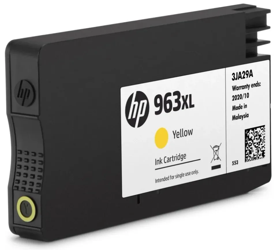 HP 3JA29AE originální náplň žlutá velká č.963XL (yellow, cca 1600 stran) (pro OfficeJet Pro 9010, 9013, 9020, 9023, 9022e)