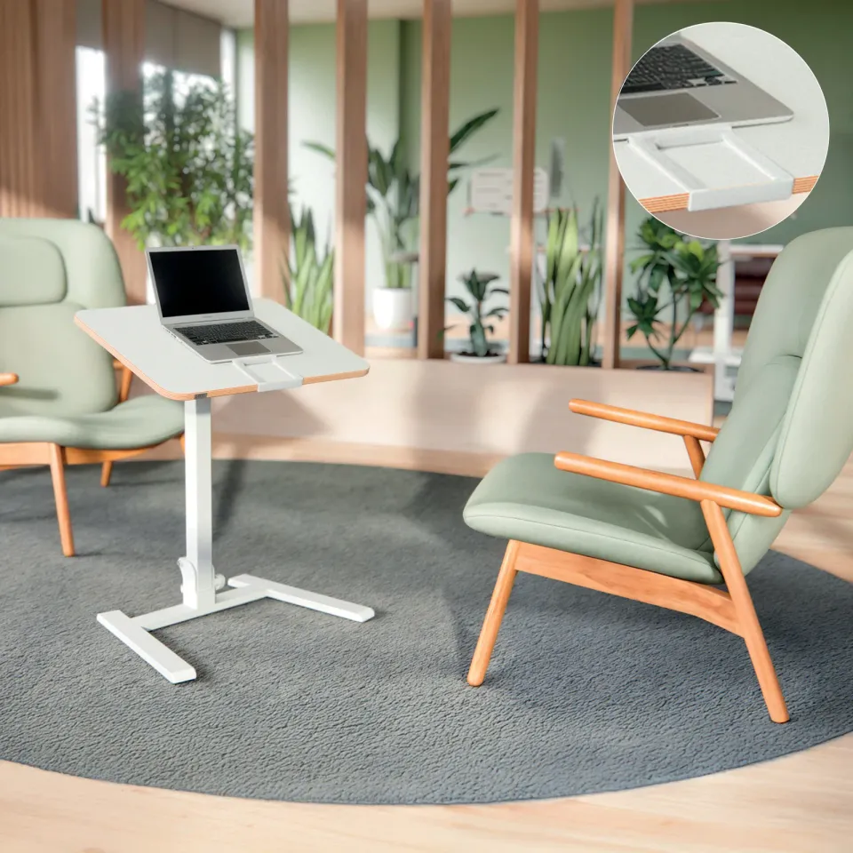 LEITZ výškově nastavitelný skládací ergonomický stůl Ergo, bílý