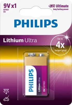 Philips baterie 9V Ultra lithium