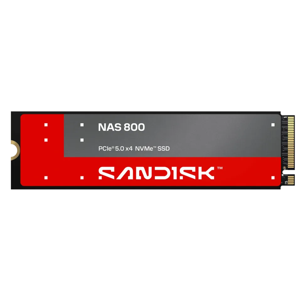 SANDISK NAS 800 NVMe SSD,960 GB, M.2 2280, TLC 3D NAND, (R:14900, W:11000MB/s)