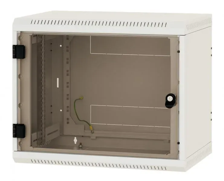 Triton 19" rozvaděč jednodílný 15U/500mm, celoskleněné dveře