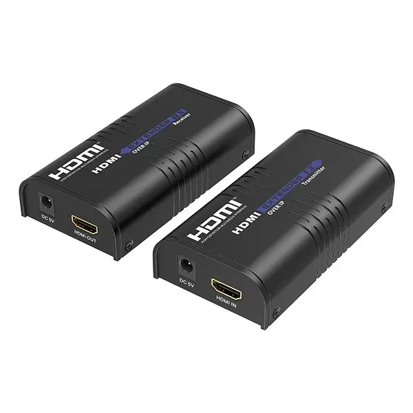 XtendLan HDMI přenos po LAN, vysílač a přijímač, UDP/Multicast, 100Mbps@1080p (EHDMIC11-TRv2)
