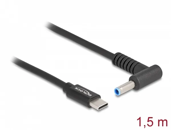 Delock Nabíjecí kabel pro laptop, ze zástrčky rozhraní USB Type-C na zástrčku HP