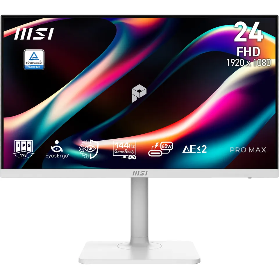 MSI monitor PRO MAX 241PHW E14 23,8" IPS/FHD/144Hz/1ms/HDMI/DP/USB-A,B,C/Výšk.na
