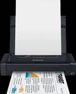 Epson WorkForce WF-100W – mobiler A4-Farbtintenstrahldrucker mit Akku, WLAN und Wi-Fi Direct, 1,6 kg