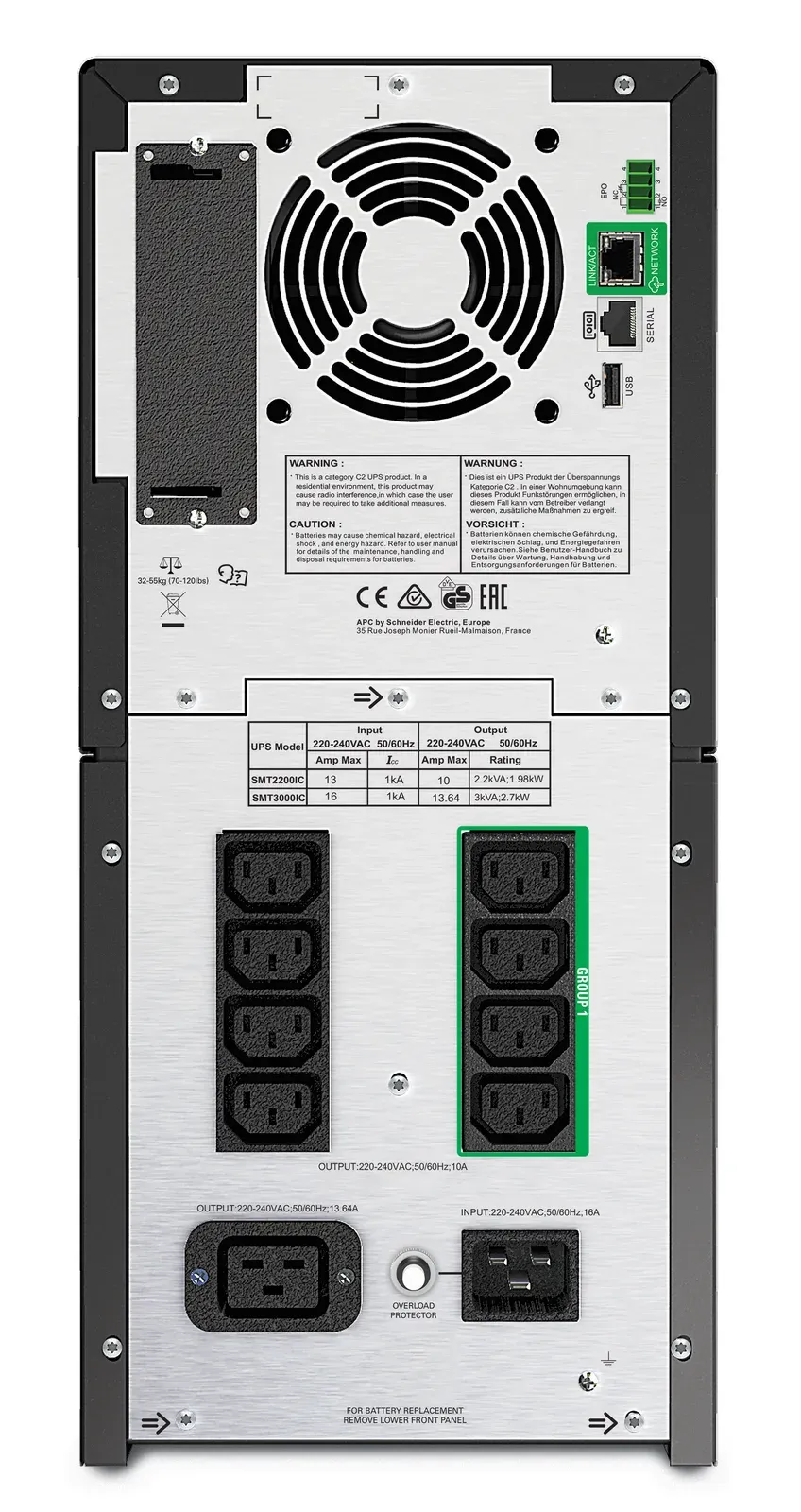 APC Smart-UPS 2200VA LCD 230V with SmartConnect (1980W)