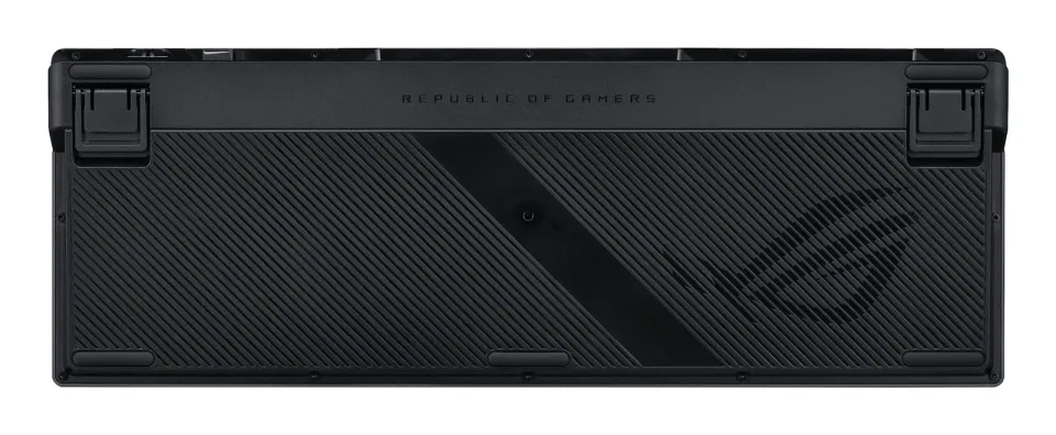 ASUS klávesnice ROG Azoth 96 HE, Mechanická, Bezdrátová, BT, RF 2.4GHz, US, černá