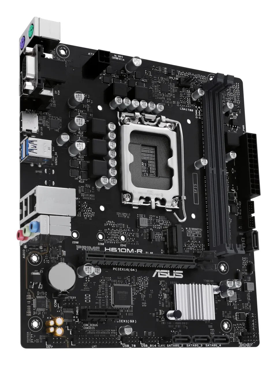 ASUS MB Sc LGA1700 PRIME H610M-R SI, Intel H610, 2xDDR5, 1xHDMI, 1xDP, 1xVGA, mATX