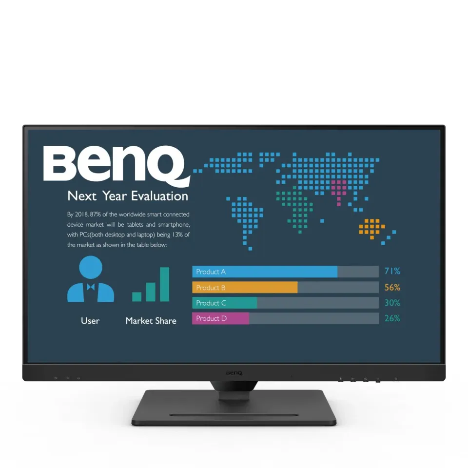 BenQ LCD BL2790QT 27" IPS/2560×1440/75Hz/5ms/DP/HDMI/3xUSB/USB-C/vesa/repro/low