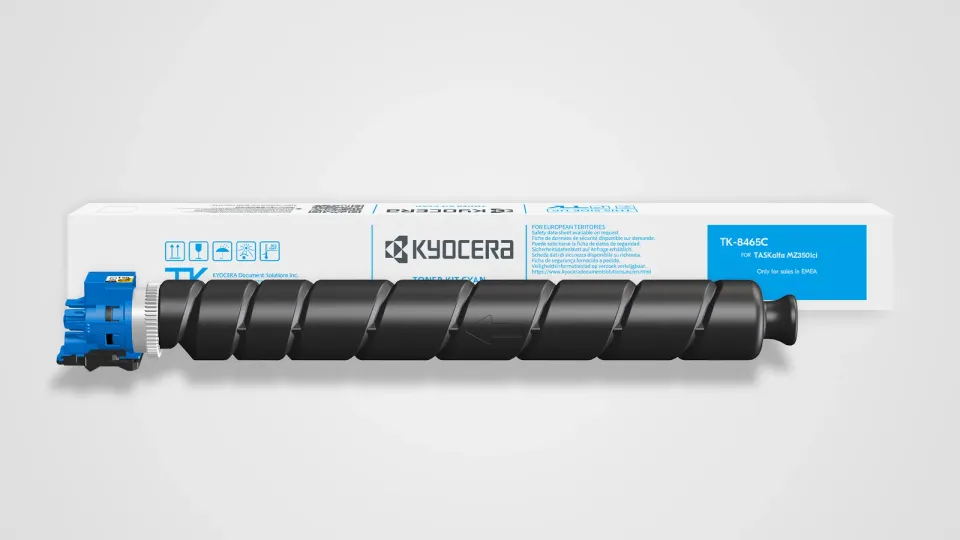 Kyocera Toner TK-8465C cyan na 20 000 A4 (při 5% pokrytí), pro TASKalfa MZ3501ci