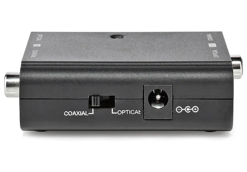 Nedis ACON2507BK - 2cestný | Vstupní konektor: 1x S / PDIF (RCA) Zásuvka / 1x To