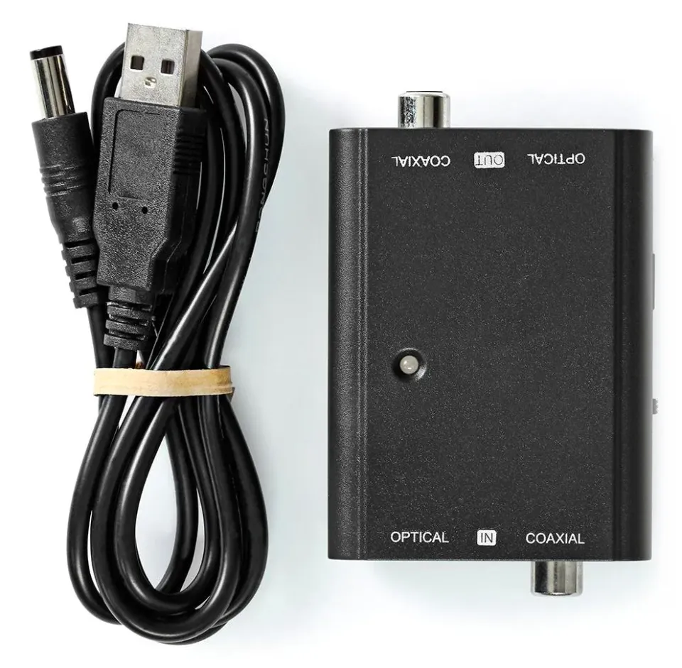 Nedis ACON2507BK - 2cestný | Vstupní konektor: 1x S / PDIF (RCA) Zásuvka / 1x To