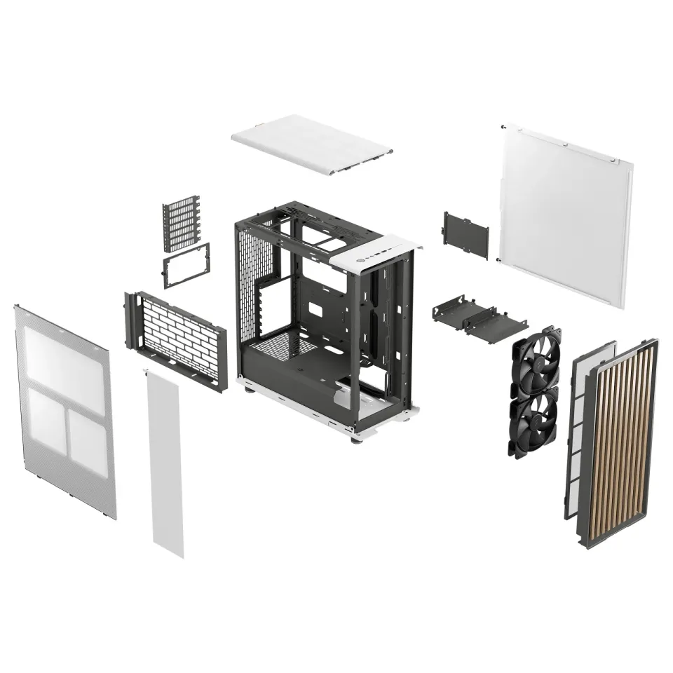 Fractal Design North Chalk White/Midi Tower/Bílá