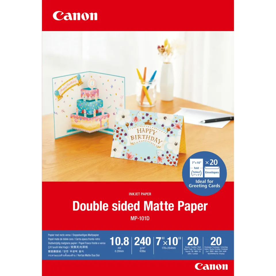 Canon fotopapír DOUBLE MATTE PHOTO PAPER 7x10 20 sheets