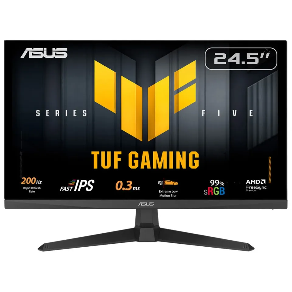 ASUS TUF/VG259Q5A/24,5"/IPS/FHD/200Hz/1ms/Černá/3R