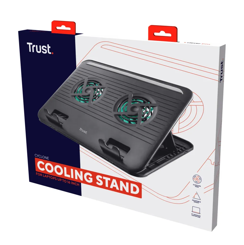 TRUST Stojan na notebook Cooling Stand Cyclone (chladící podložka)