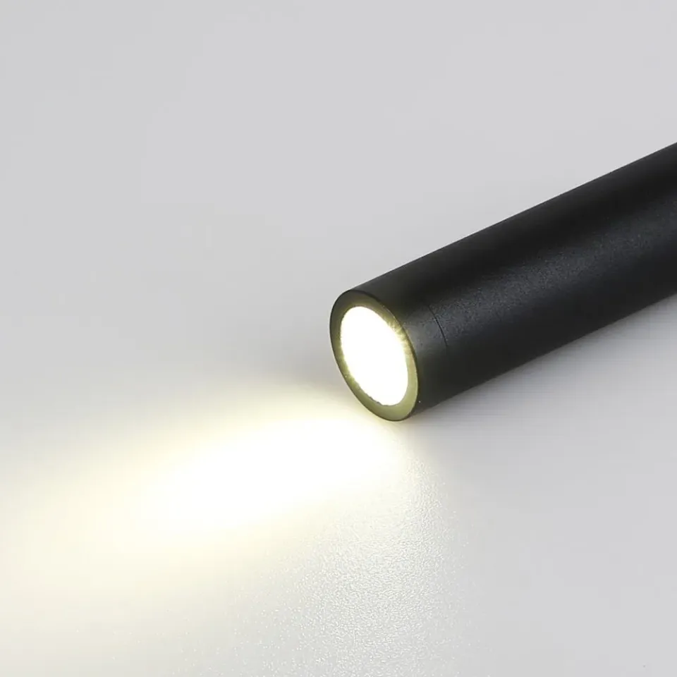 IMMAX GOAL designové nástěnné LED svítidlo, 2 vypínače, 6W, černé