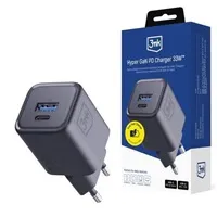3mk napájecí adaptér Hyper Charger PD 33W GaN QC4+ PPS AFC FCP SCP 1A1C Black