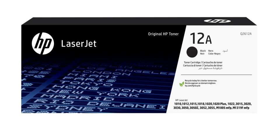 HP Q2612A toner č.12A 2000str. (LJ 1010, 1012, 102x, 3015, 3020, 3030, 305x)