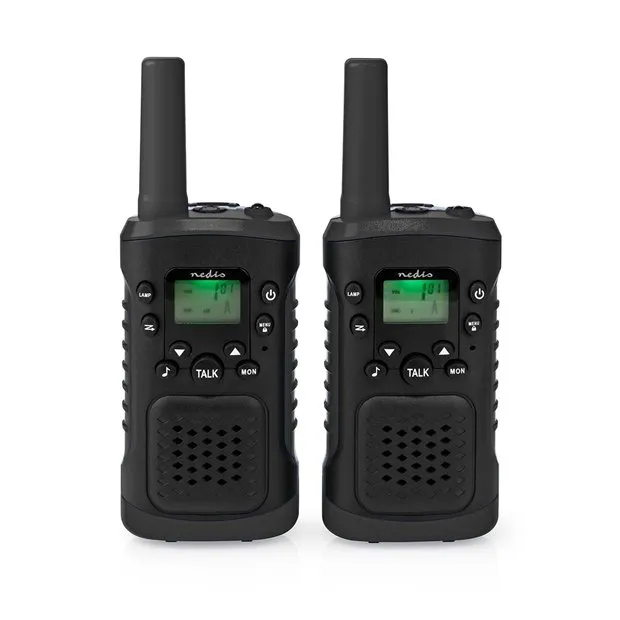 Nedis WLTK0610BK - Vysílačka | Dosah Až 6km | 8 Kanálů | PTT / VOX | Až 3 hodiny
