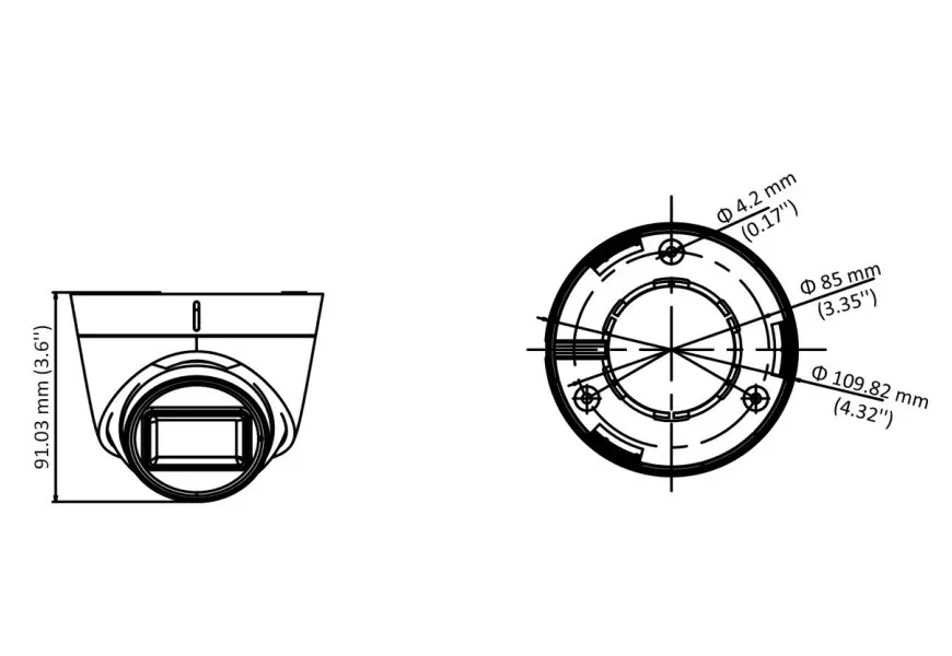Hikvision DS-2CE78H0T-IT3FS(2.8mm) - 5MPix HDTVI Turret kamera; IR 40m, 4v1, IP67, mikrofon