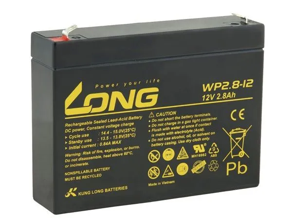 AVACOM LONG baterie 12V 2,8Ah F1 (WP2.8-12)