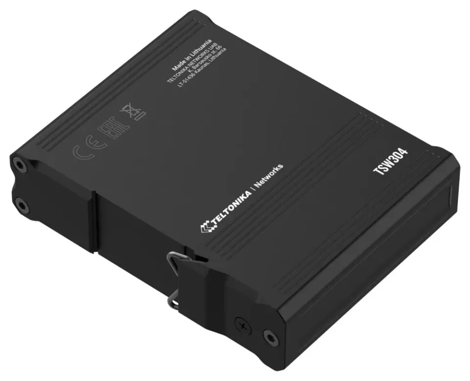 Teltonika ETHERNETOVÝ Switch NA DIN LIŠTU - TSW304