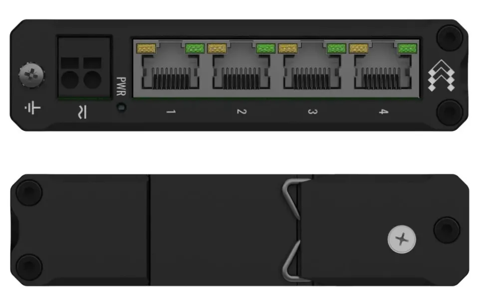 Teltonika ETHERNETOVÝ Switch NA DIN LIŠTU - TSW304