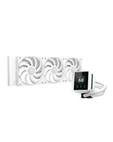 DEEPCOOL Vodní chladič MYSTIQUE 360 WH, ARGB, 3x 120mm, AM5, LGA1851, bílá