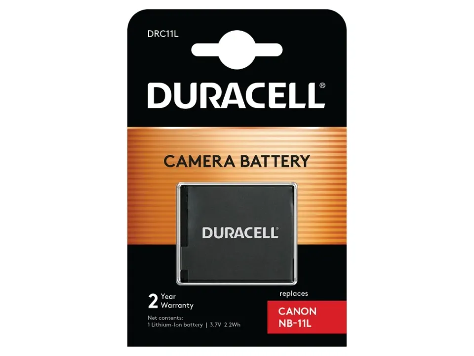 DURACELL Baterie - Pro dogitální fotoaparáty nahrazuje Canon NB-11L