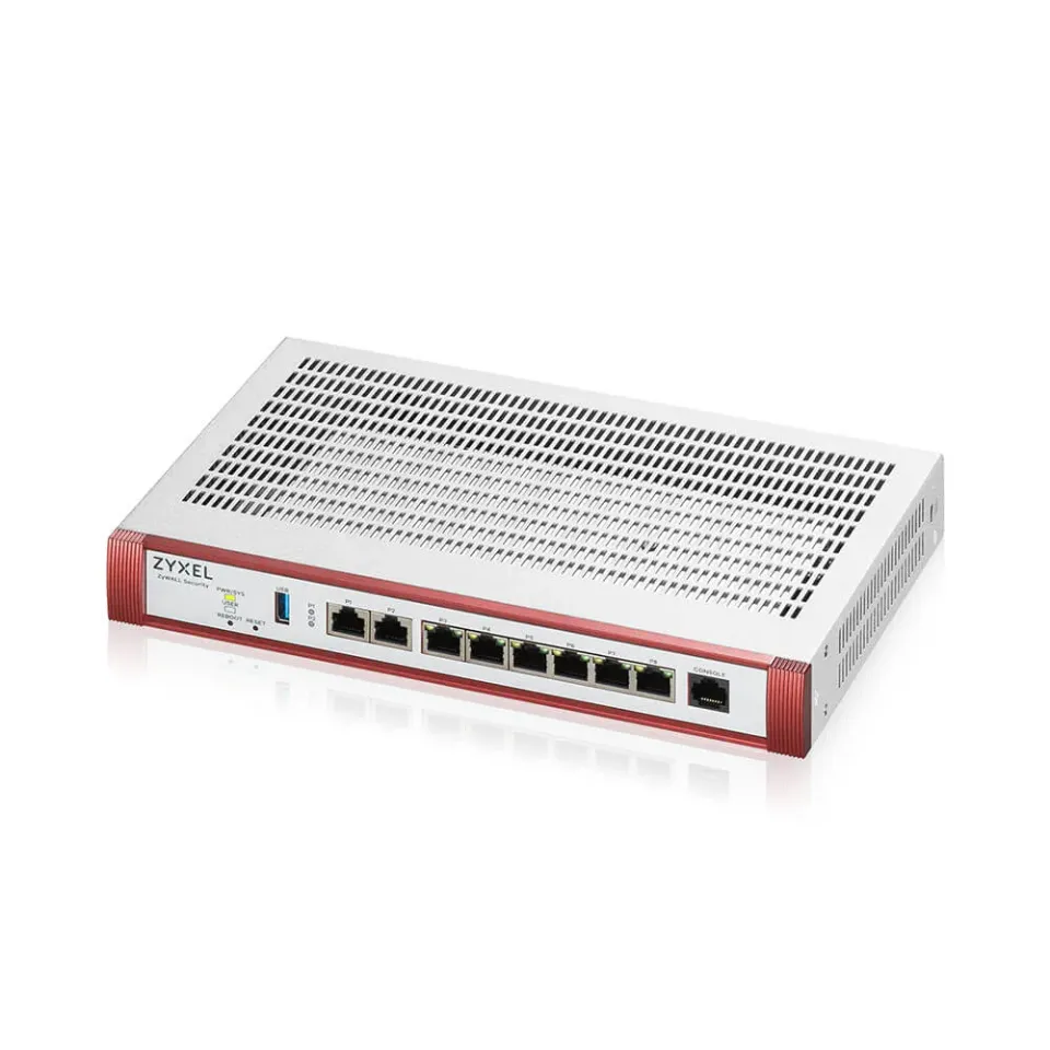 Zyxel USG FLEX 200 H, User-definable ports with 2*2.5G & , 6*1G, USB with 1 YR Entry Defense Pack