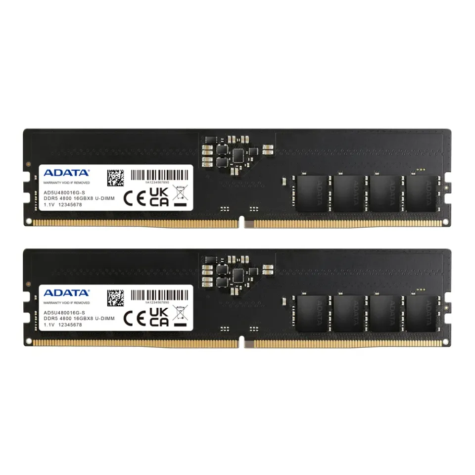 Adata/DDR5/32GB/4800MHz/CL40/2x16GB