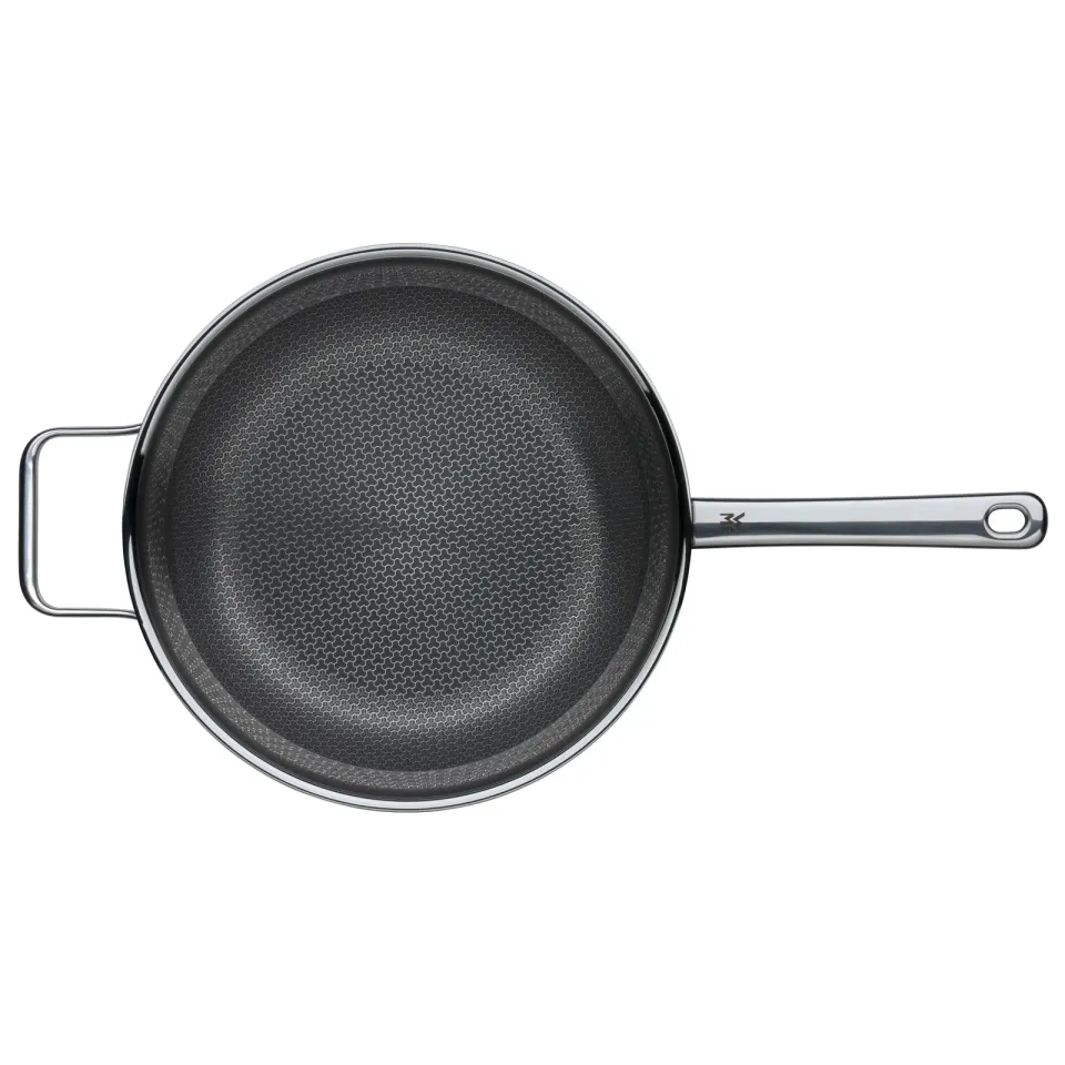 WMF Profi Resist vysoká pánev, 28cm, ruční mytí, nerezová ocel 18/10, hliník, chromová ocel
