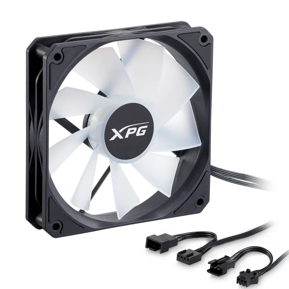 Adata XPG Vento R 120mm fan RGB černý PWM