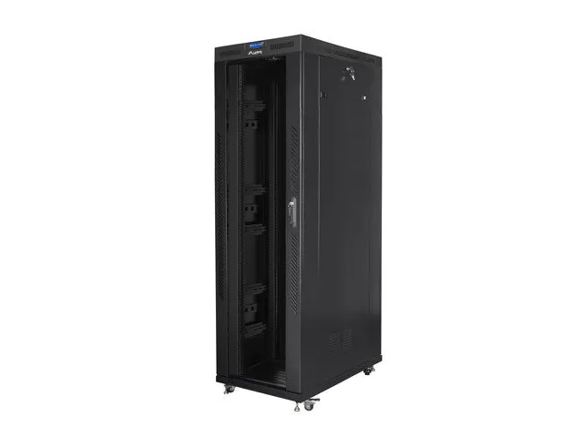 LANBERG Volně stojící skříň 19" 42U/800x1200 (v rozloženém stavu) skleněné dveře
