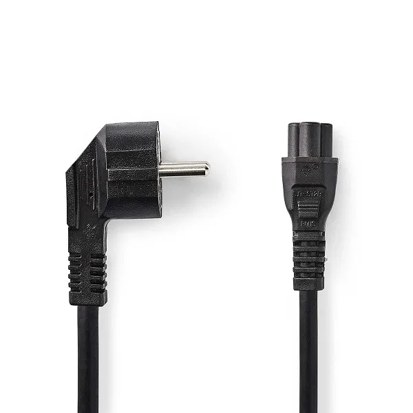 Nedis CEGL10100BK50 - Napájecí Kabel | Typ F Zástrčka | IEC-320-C5 | Úhlový | P