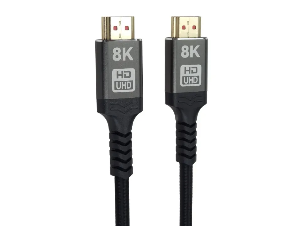 PremiumCord ULTRA HDMI 2.1 High Speed + Ethernet kabel 8K@60Hz,zlacené 1m