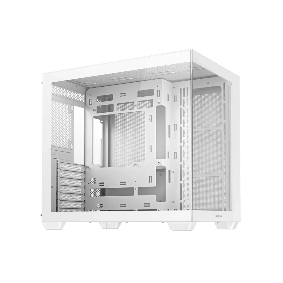 DEEPCOOL Case CG530 WH, ATX, Průhledná bočnice, bílá