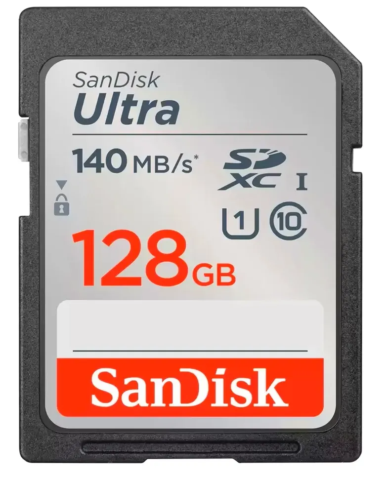 SanDisk Ultra GO SDXC UHS-I Card 128GB SD 190MB/s Read Full HD video
