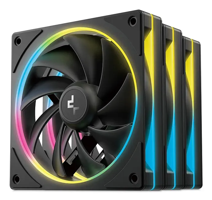 DEEPCOOL Ventilátor FL12 SE 3v1, 3x120mm, ARGB, černá