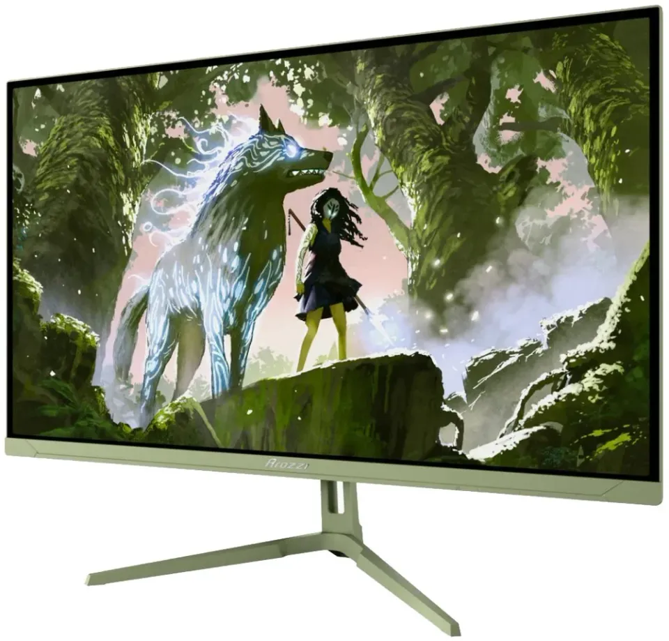 AROZZI NOVA herní monitor 27" 27T2K180 Forest Green/ LED/ 2560x1440/ 180Hz/ IPS/ 1000:1/ 1ms/ 2xHDMI/ 2xDP/ mech. zelený