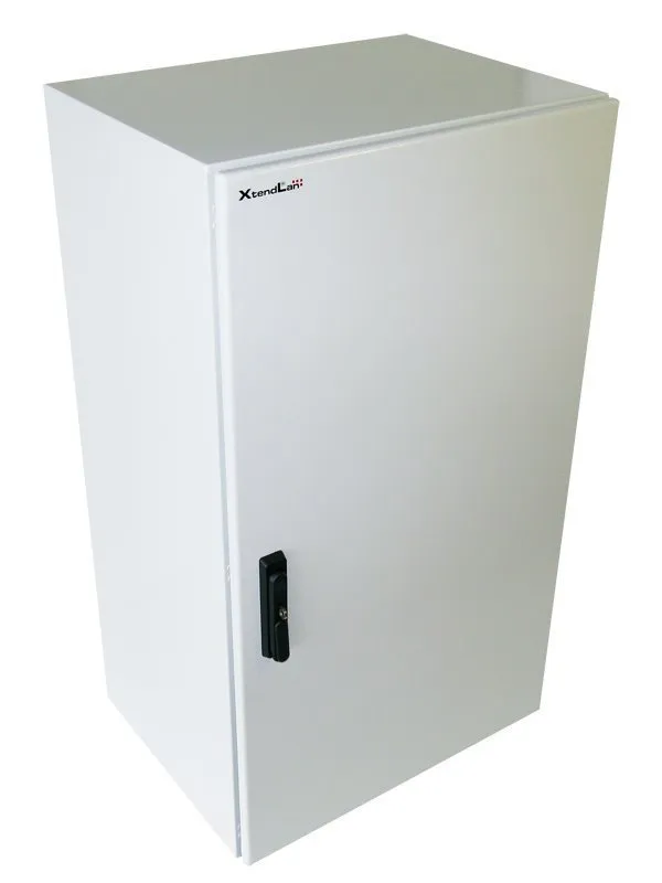 XtendLan Venkovní rozvaděč pro 19", 20U, hloubka 600mm, IP55, 3-bodový zámek, šedý