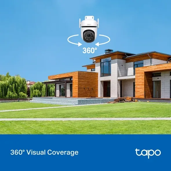 TP-Link Tapo C520WS - Venkovní WiFi kamera PTZ dome, 4MP ( (2560 × 1440), ONVIF,