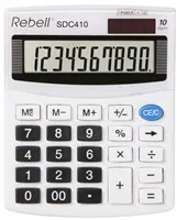 REBELL kalkulačka -SDC410 - bílá