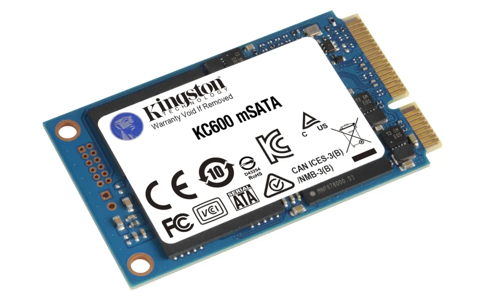 Kingston Flash 1024G SSD KC600 SATA3 mSATA