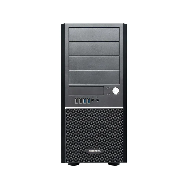 CHIEFTEC skříň Classic Series, Miditower, CM-25B, Black, bez zdroje